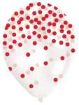 Luftballon Konfetti-Fashion sort. 9901848 6ST 27,5cm