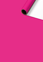 Geschenkpapier 70cmx2m Uni Plain pink - Stewo