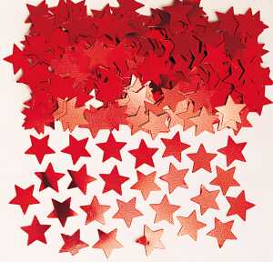 Amscan Konfetti Stardust rot 14 g