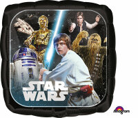 Folienballon Quadrat Star Wars Classic, 43cm