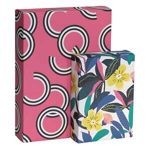 Faltboxen 2er Set Vibes 2 Motive - 1 DIN B5 18x5x25cm, 1 DIN C6