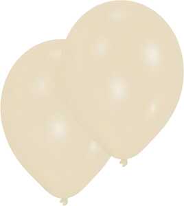 Amscan 25 Latexballons Creme 27,5 cm