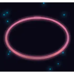 Knicklicht-Halskette pink 56cm