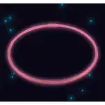 Knicklicht-Halskette pink 56cm