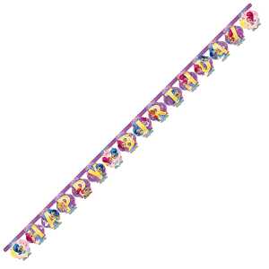 Partykette 200x15cm Shimmer & Shine
