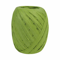 Raffia Bastband Papier maigrün 30m x 10mm -...