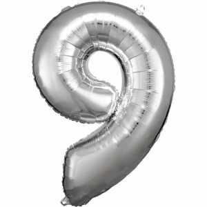 Folienballon Zahl 9 192937142264