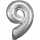 Folienballon Zahl 9 192937142264
