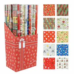Idena WH Geschenkpapier 2m x 70cm, sortiert