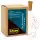 Korken-Lichterkette 2er Set,10 LED, warmweiß 90cm