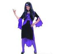 Kinderkostüm Vampir-Girl Gr.140 Kleid und Kragen