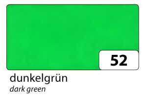 Blumenseide 50x70cm dunkelgrün FOLIA 90052 20g 26Bg