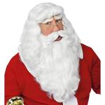 Perücke Weihnachtsmann Deluxe mit Bart und - Luxus