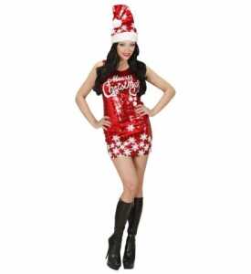 Pailettenkleid, Größe S Merry Christmas