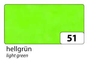 Blumenseide 50x70cm hellgrün FOLIA 90051 20g 26Bg