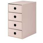 Schubladenbox 4er S.O.H.O mit Griffloch Powder -...