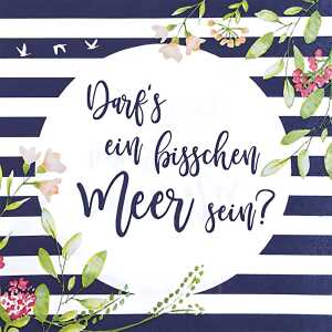 Motivserviette 33x33cm Maritim HOME F. 211953