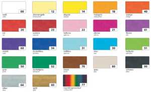 Blumenseide 50x70cm blau FOLIA 90030 20g 26Bg