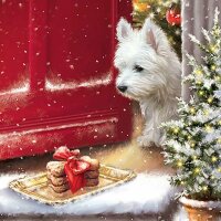 Servietten 33x33cm 20 St. Delicious Westie Treats - ti-flair