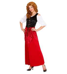 WIDMANN Kostüm Gastwirtin Gr. M Kleid 8003558895120