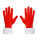 WIDMANN Weihnachtsmannhandschuhe Rot 8003558053858