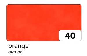 Blumenseide 50x70cm orange FOLIA 90040 20g 26Bg