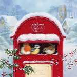 Servietten 24x24cm 20 St. Red Post Box - ti-flair