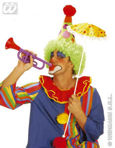 Trompete mit Sound verschiedene Farben sort.