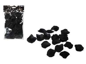 Rosenblütenblätter Schwarz 150 Stück im - Beutel