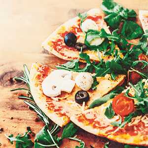 Motivserviette 33x33cm Pizza HOME F. 212062