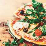 Motivserviette 33x33cm Pizza HOME F. 212062