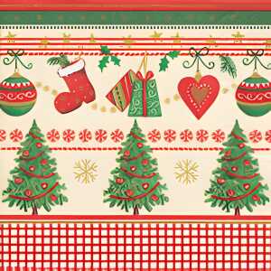 Serviette 25x25cm 20 St.Traditional Chris