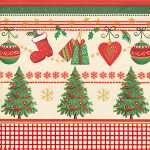 Serviette 25x25cm 20 St.Traditional Chris