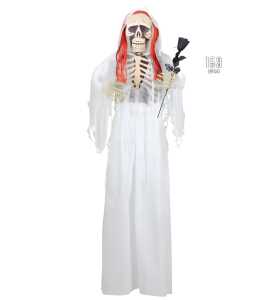 WIDMANN Skelett-Braut, 153cm 8003558014101