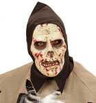 Zombie Maske für Kinder aus Latex, mit Kapuze