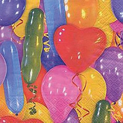 Servietten 24x24cm 20 St. Balloons