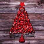 Servietten 33x33cm 20 St. Red Christmas Tree