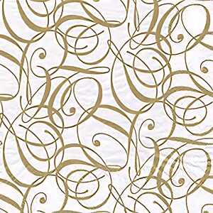 Servietten 33x33cm 20 St. Celebration gold