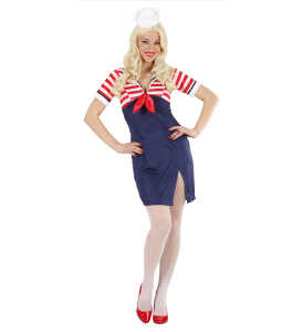 Sailor Girl, Größe S Kostüm, Mini Hut