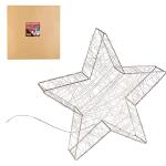 Dekostern Metall 120 LED Idena 38x36x6cm 6h Timer...