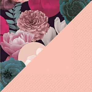 Motivserviette 33x33cm Blumen STEWO 2572 6057 25