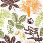 Servietten 20er 33x33cm Forest Leaves & Fruits -...