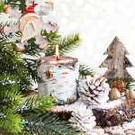 Servietten 20er 33x33cm Bougie Naturelle - ti-flair