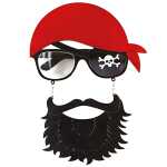 WIDMANN Brille Pirat mit Bart 8003558144082