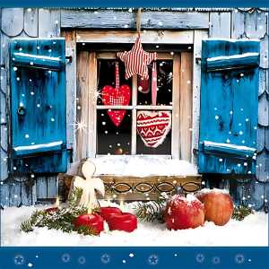 Servietten 33x33cm 20 St. Winterly Chalet