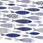Servietten 33x33cm 20St. Shoal of Blue Fish