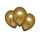 Luftballon Satin Luxe 6ST gold metallic 9907177