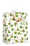 Geschenktasche Glücksklee Large 26x32x12cm -...