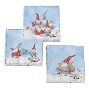 Servietten Viggo 20er 33x33cm 3fach sortiert - Weihnachten, 3 Motive