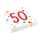 Motivserviette 33x33 Geburtstag Zahl 50 CONFETTI BIRTHDAY 9906764